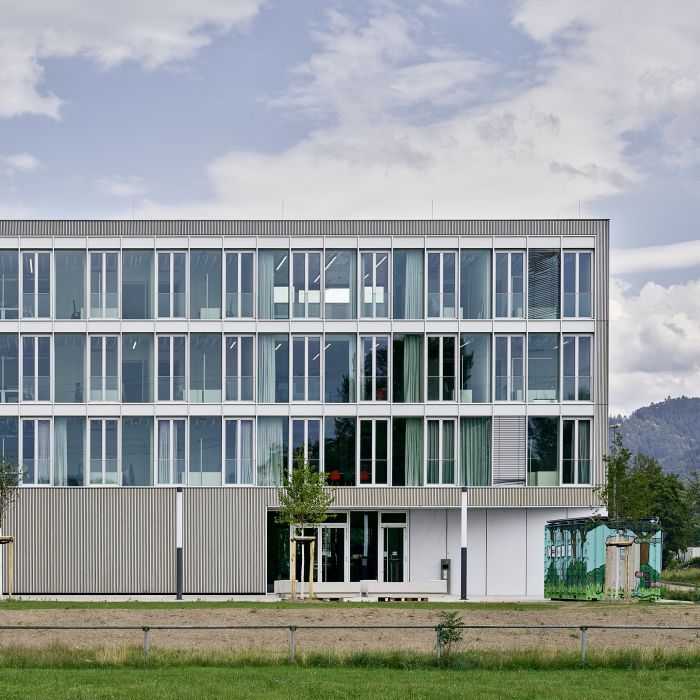 Hochschule Offenburg, Neubau regionales Innovationszentrum Energie, Außenansicht Forschungstrakt
