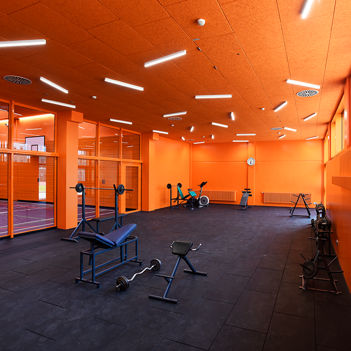 Innenansicht Sporthalle
