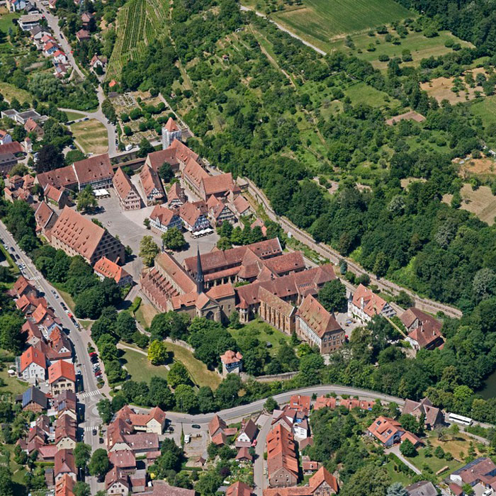 Luftaufnahme Klosteranlage Maulbronn