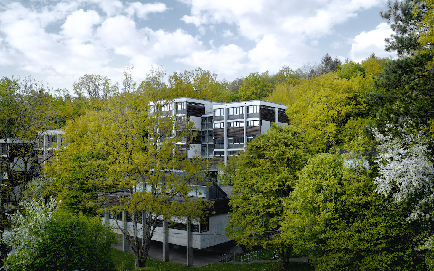 Schwäbisch Gmünd, Bildungszentrum der Oberfinanzdirektion, Außenansicht der Anlage