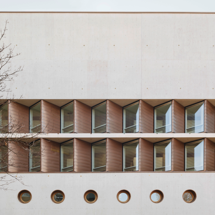 Württembergische Landesbibliothek Ausschnitt der Fassade