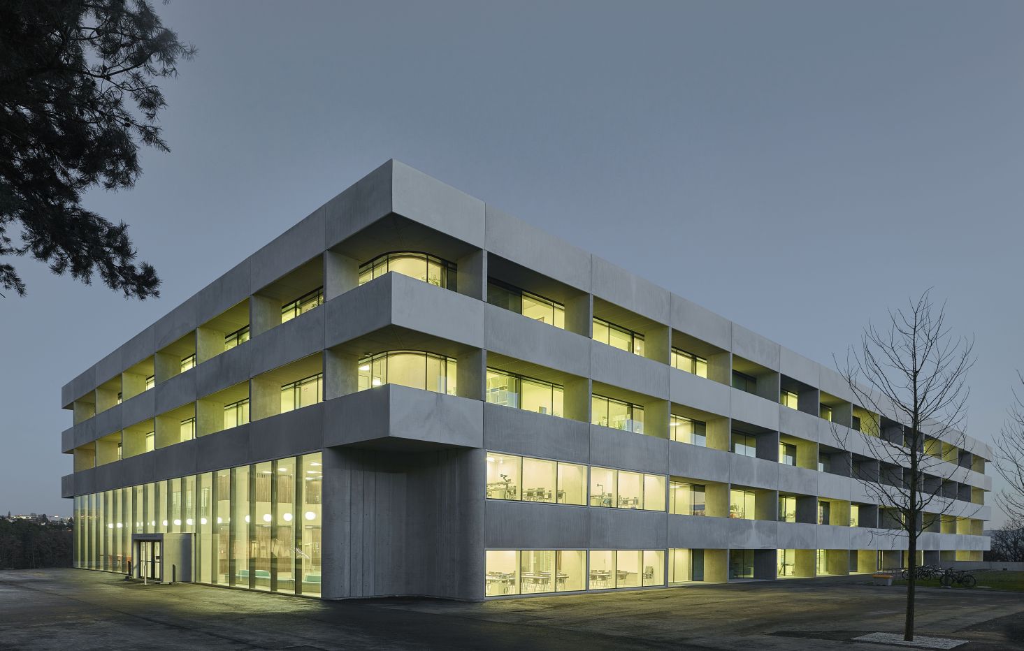 Universität Tübingen, Neubau Geo- und Umweltforschungszentrum, Außenansicht